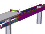 Statický model - axonometrický pohľad